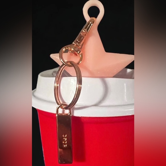 Starbucks Holiday Keychain Ornament Red , White Unicorn Prism & Star New 2023 - Picture 10 of 12